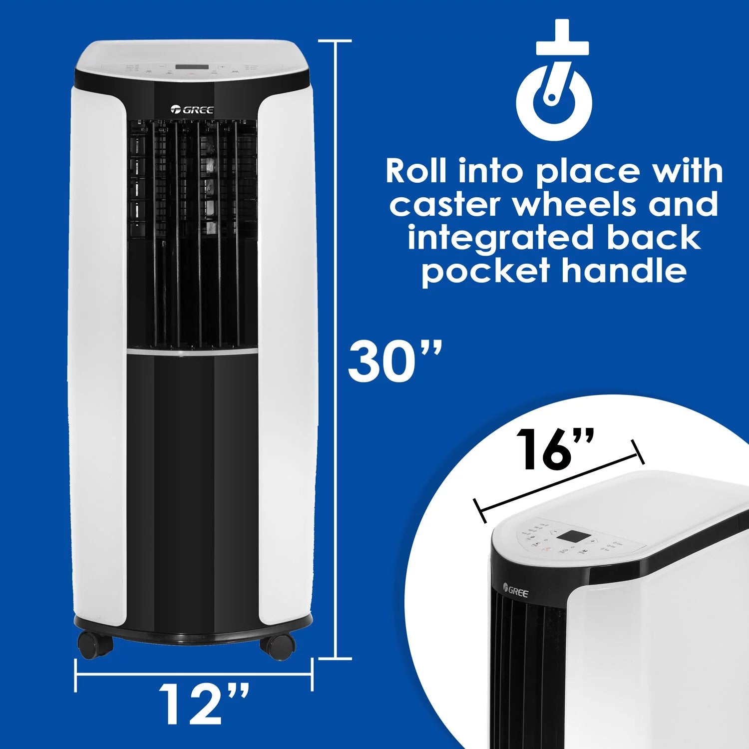 6,000 BTU Portable Air Conditioner with Remote V1125