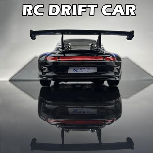 1:24 Scale 4WD RC Drift Car with LED Lights and Drifting Tires P52876