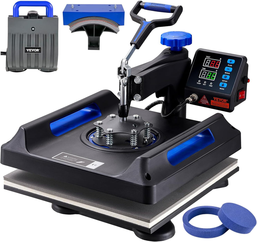15x15inches 5 in 1 Swing Away Digital Control Heat Press M97953