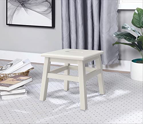 Solid Hardwood Step Stool, 12.25 Inches, Unfinished U639
