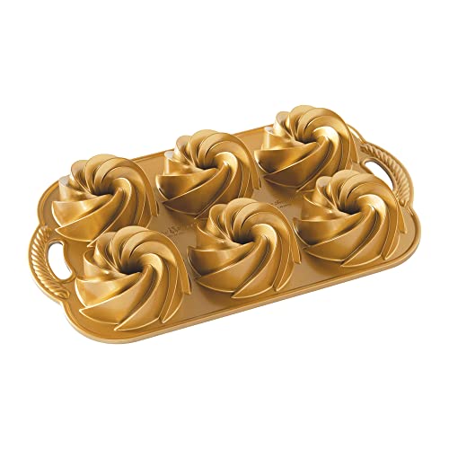 Silver Metallic Bundtlette Cake Pan D943550