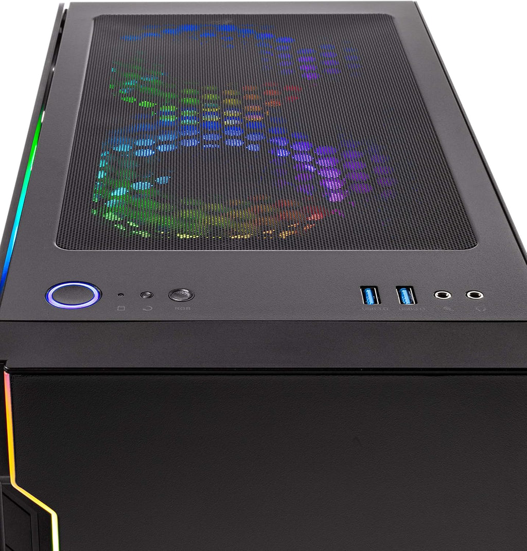 Intel Core i5 9400F 2.9GHz GTX 1650 4G 500GB SSD 8GB DDR4 3000MHz RGB Fans Windows 10 Home 64-bit 802.11AC Wi-Fi Desktop P43010