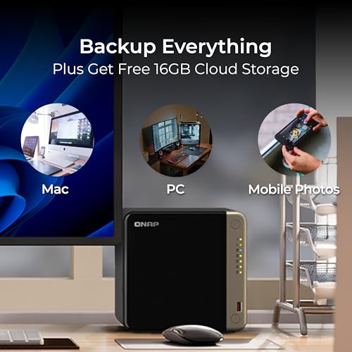 4 Bay Desktop NAS with Intel Celeron Quad-core Processor and Dual 2.5GbE L5512