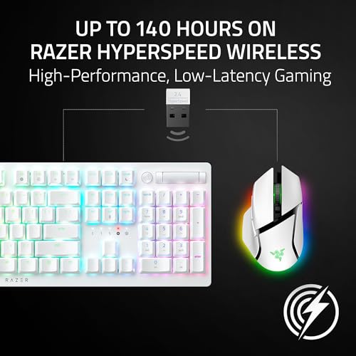 Black Wireless Gaming Mouse with HyperScroll Tilt Wheel C8871