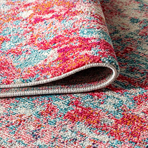 Blue/Red 8 ft. x 10 ft. Area Rug N6247