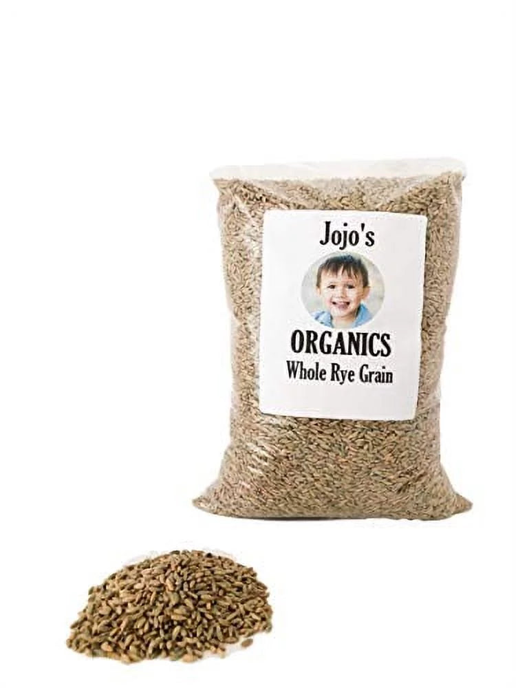 Certified Organic Rye Berries 5 Lbs Whole Wheat Grain K254287