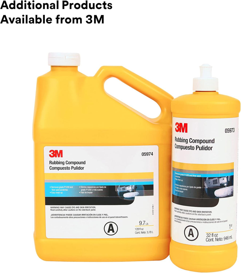 3M Rubbing Compound, Liquid Formula, 1 qt (32 fl oz/946 mL) A492