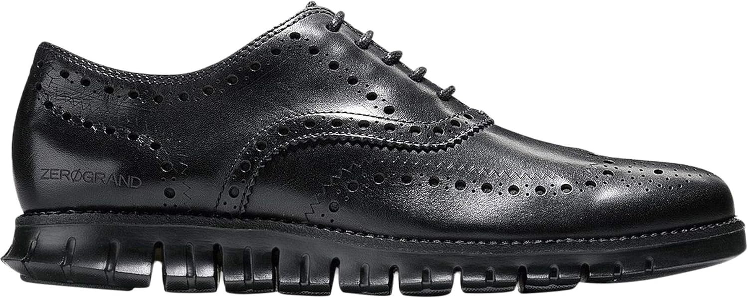 Black Leather Oxford R7572