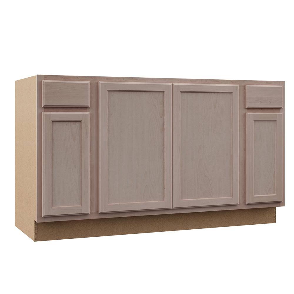 Unfinished Beech Sink Base Kitchen Cabinet Z21248