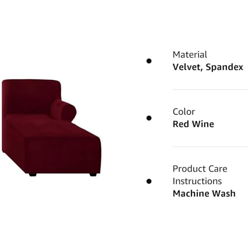 Grey Velvet L Shape Sectional Sofa Cover O6977