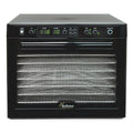 Black Digital Food Dehydrator with Stainless Steel Trays C898