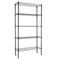 5-Shelf Adjustable Heavy Duty Steel Wire Rack Storage Shelving, Chrome C188