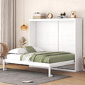 Full Size White Murphy Bed Cabinet Q428600