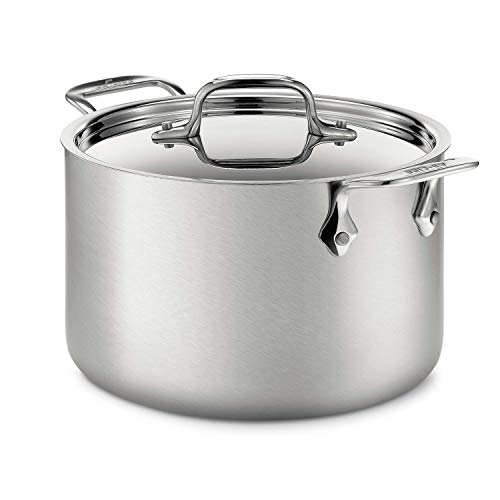 5-Ply Brushed Stainless Steel Stockpot 8 Quart C849
