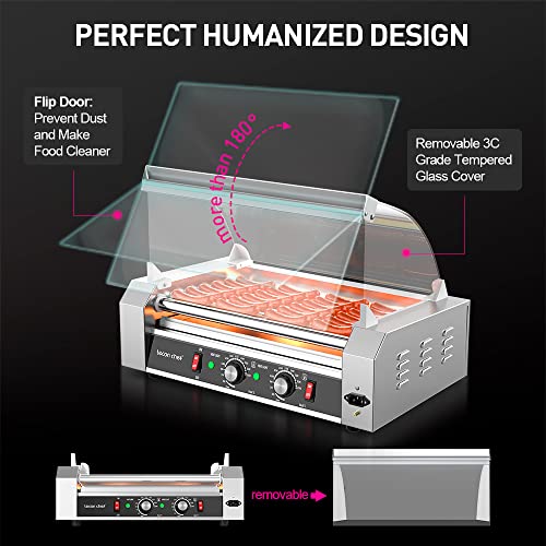 7 Roller Stainless Steel Hot Dog Roller Machine G506