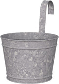 8 inch Over-The-Rail Planter, Aged Galvanized Finish W334136