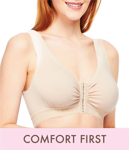 Front Closure Wireless Cotton Bra T46000