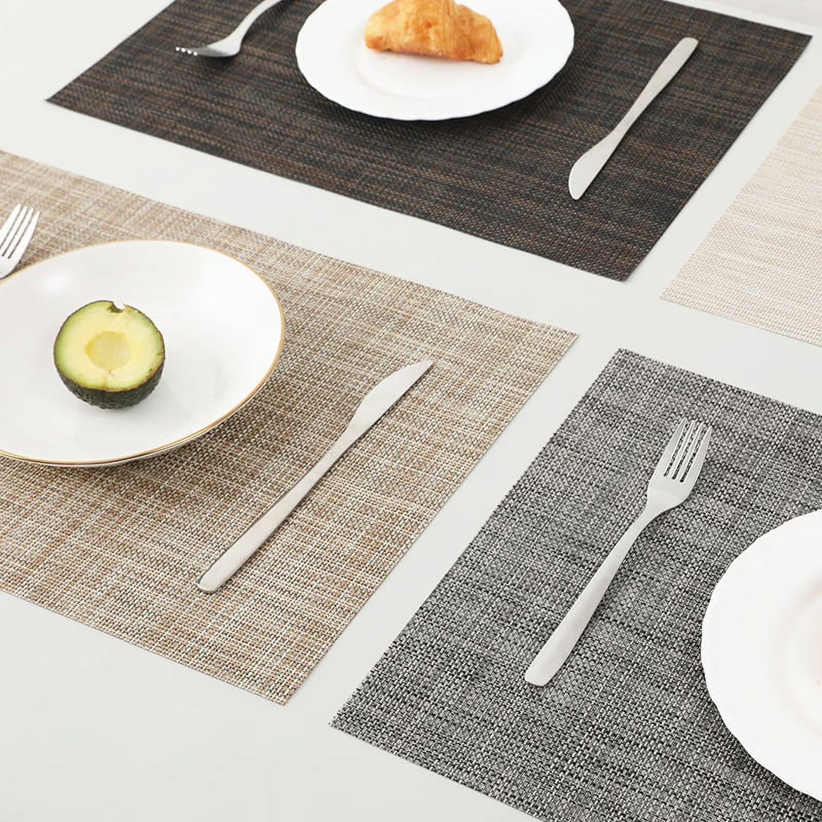 Washable Heat Non Placemats Set of 6 W40139