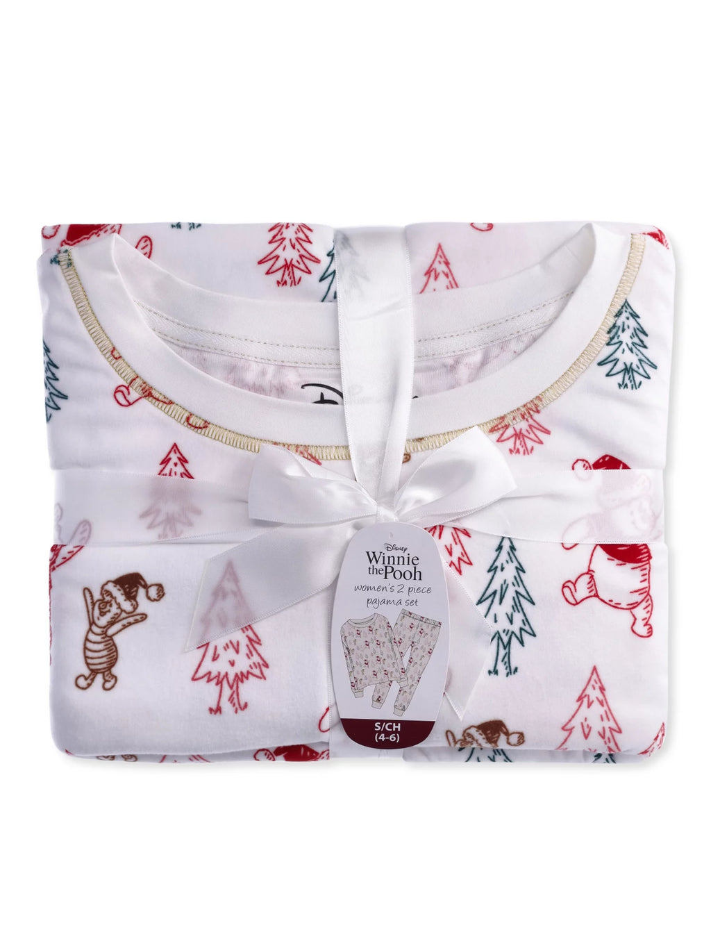 Women's Christmas Top and Pants Pajama Set, 2-Piece W18931