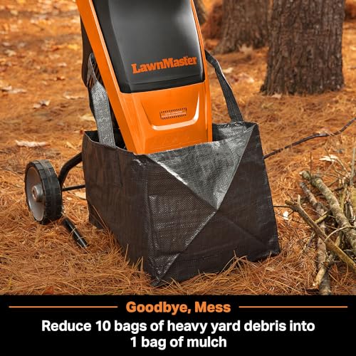 Electric Wood Chipper Shredder 15-Amp 1.5-Inch Cutting Diameter V75235