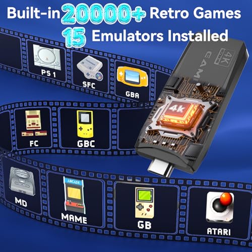Retro Gaming Console with 20000+ Games and 15 Emulators O89321