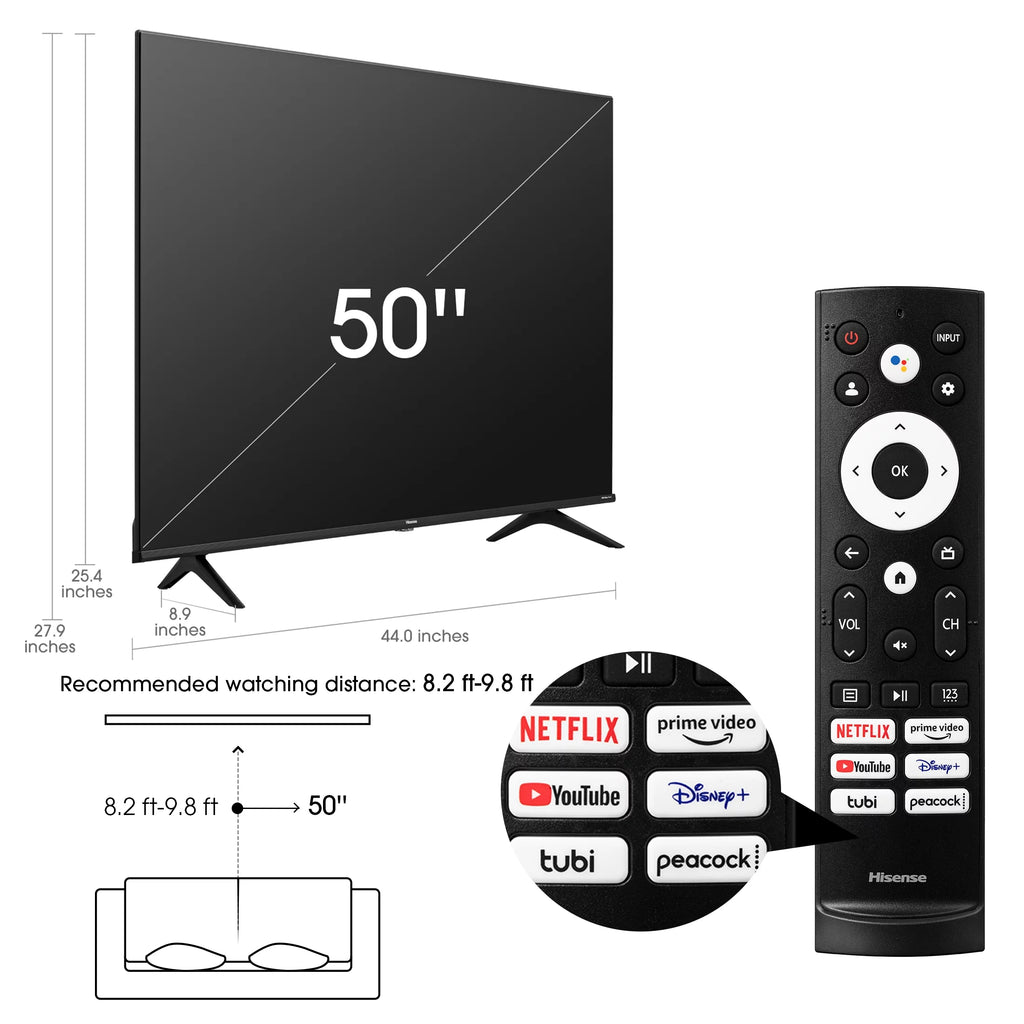 50" Class 4K UHD Google Smart TV HDR Q205