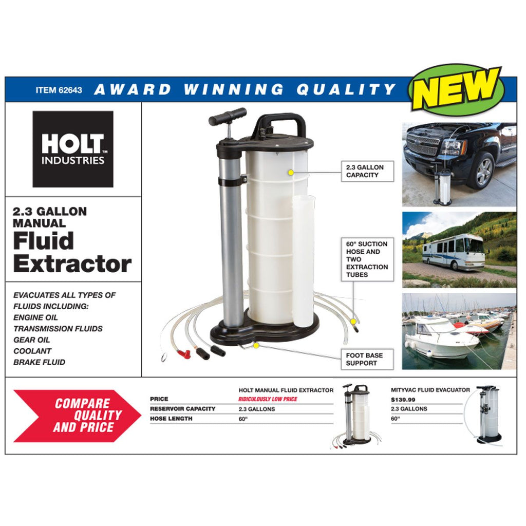 2.3 Gallon Manual Fluid Extractor A269