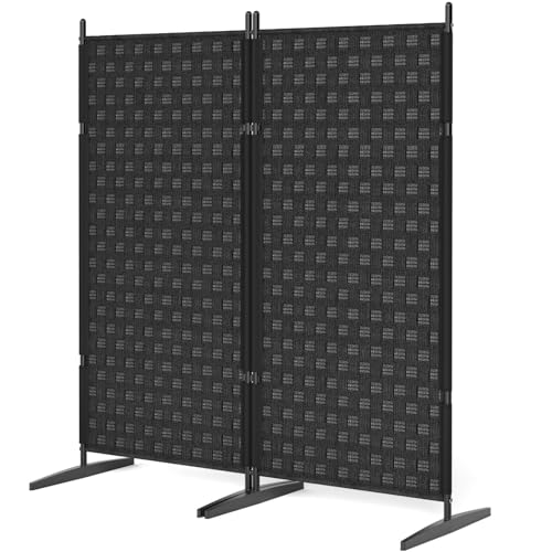 Black Folding Room Divider Screen V27766