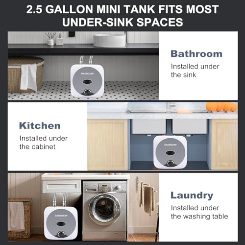 2.5 Gallon Compact Under Sink Electric Water Heater T361539