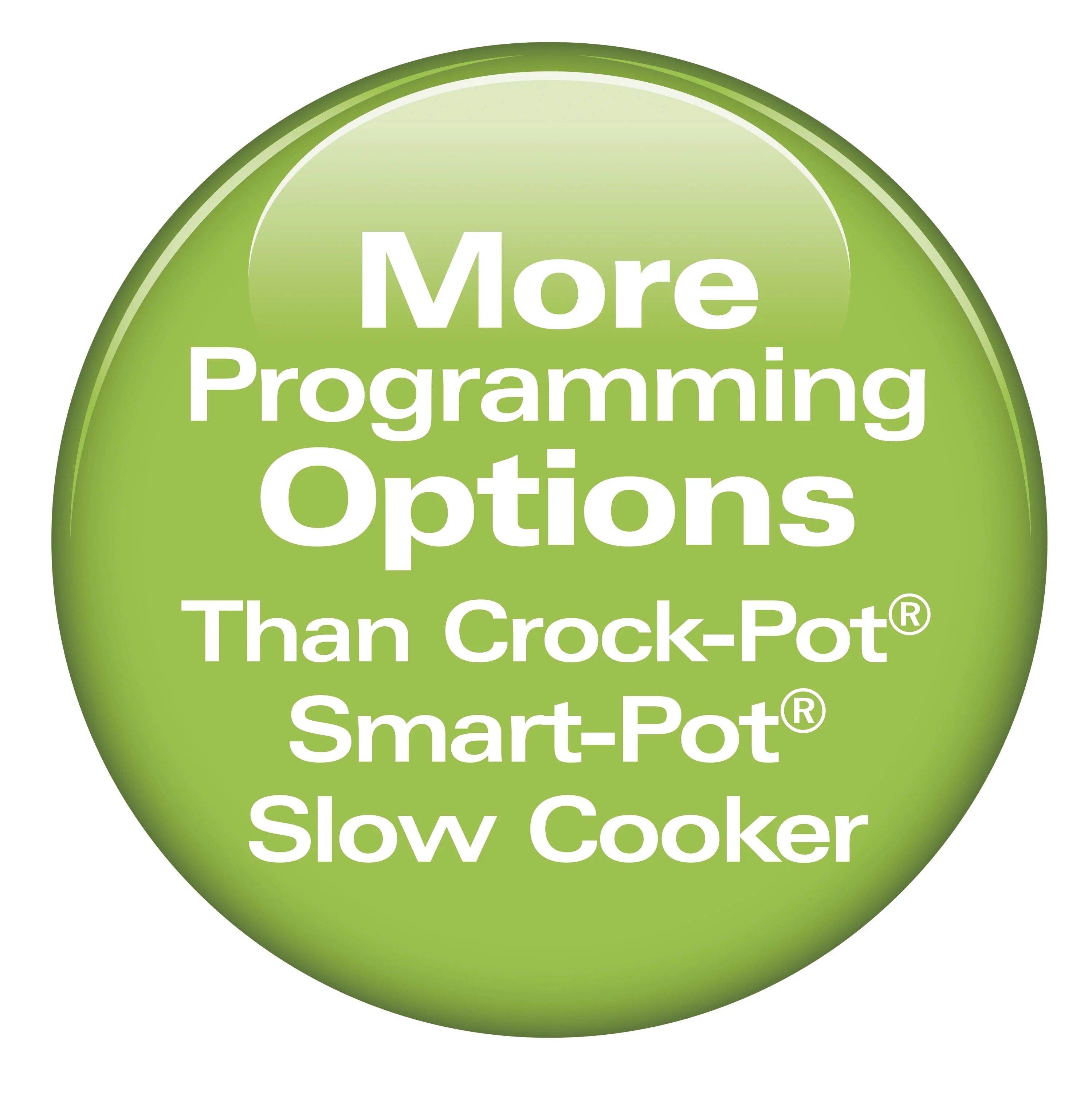 7 Quart Programmable Slow Cooker with Removable Crock, Red S883