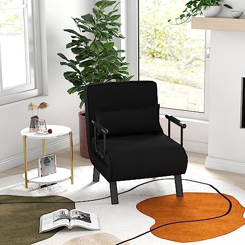 4-in-1 Folding Sofa Bed with Removable Pillow D52857