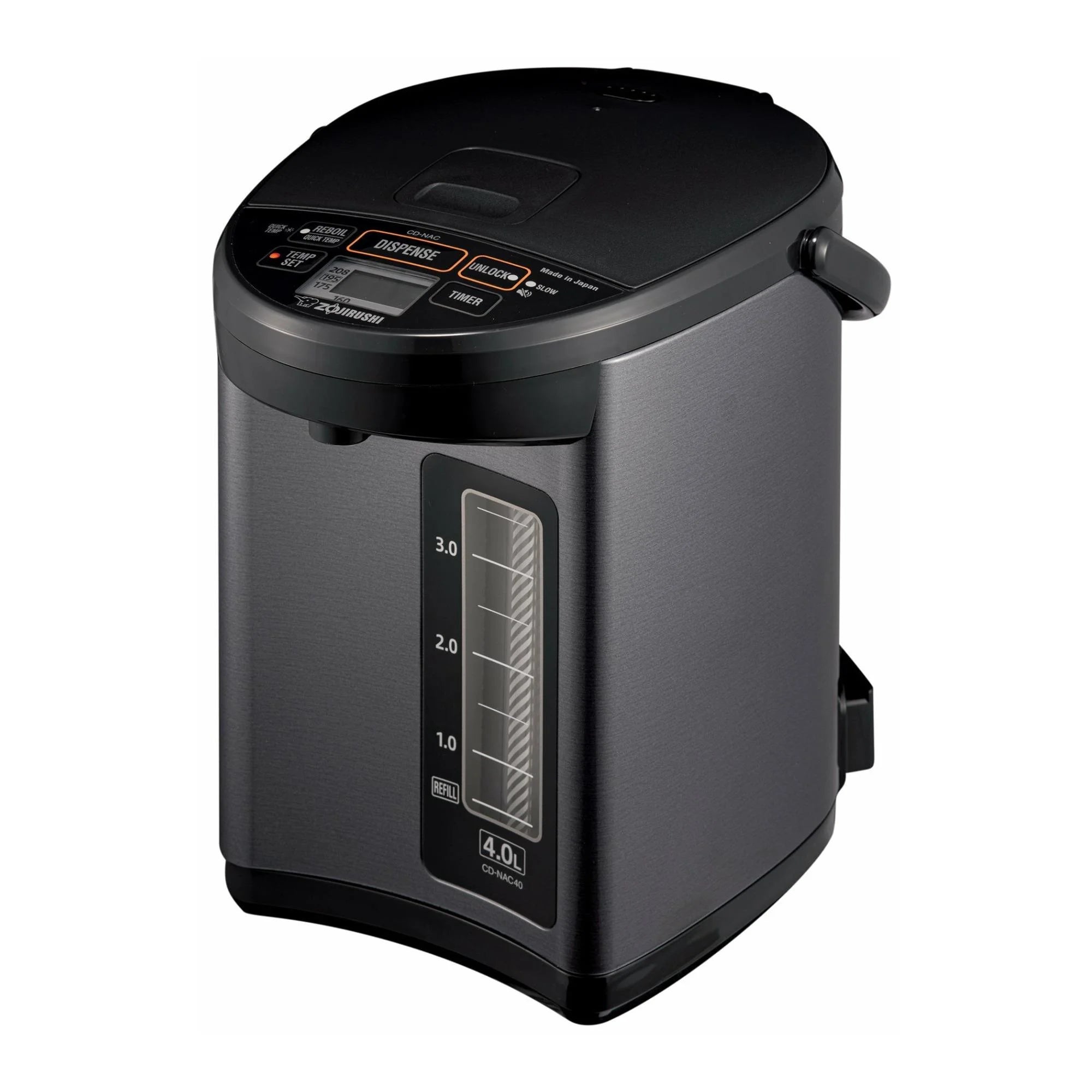 4-Liter Metallic Black Water Boiler J80652