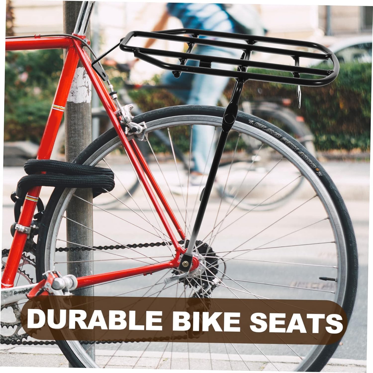 2pcs Bicycle Rear Seat Luggage Carrier Rack Mat Metal B8615