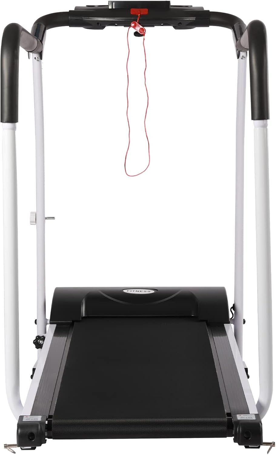 Foldable Walking Treadmill with LCD Display, 220 lbs Capacity R90035