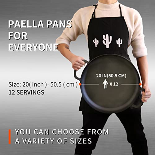 20 Inch Cast Iron Griddle Pan with Two Loop Handles K3677