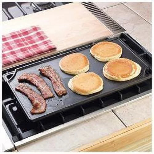 Black Cast Iron Reversible Grill/Griddle O21494