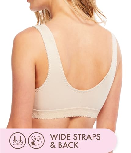 Front Closure Wireless Cotton Bra T46000