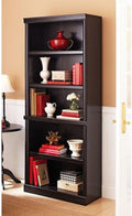 Estate Black 5-Shelf Bookcase K7339