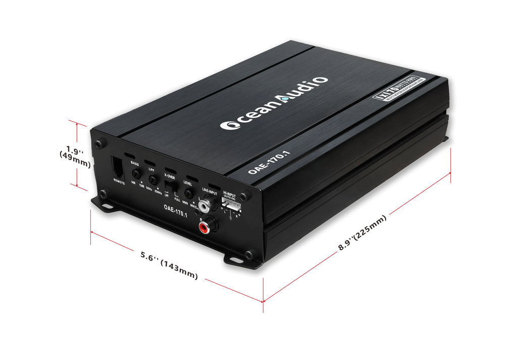 Monoblock Class A/B Car Audio Subwoofer Amplifier 340W C49044