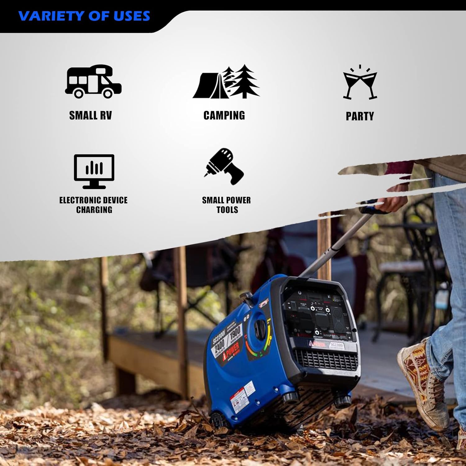 2400W Portable Inverter Generator J428753