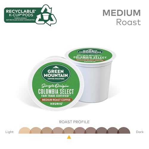 Half Caff Medium Roast Coffee Pods, 32 Count C540702