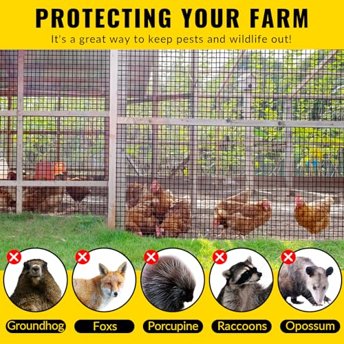 1/2 inch 48 x 100 ft Galvanized Chicken Wire Fencing 19 Gauge J441