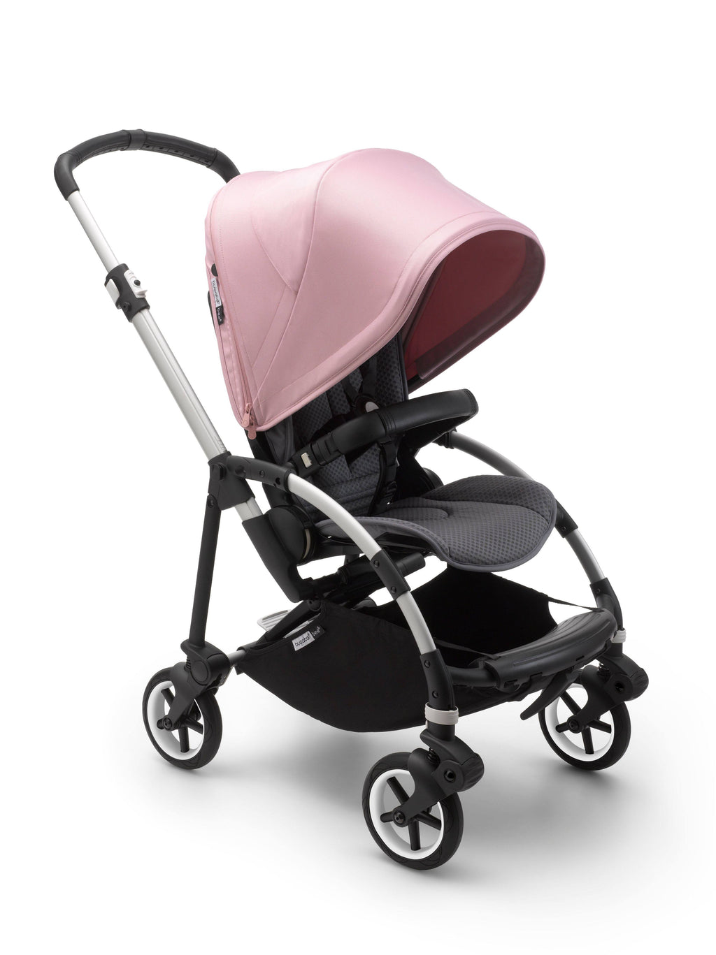 Aluminum/Grey/Soft Pink Complete Stroller Q61347
