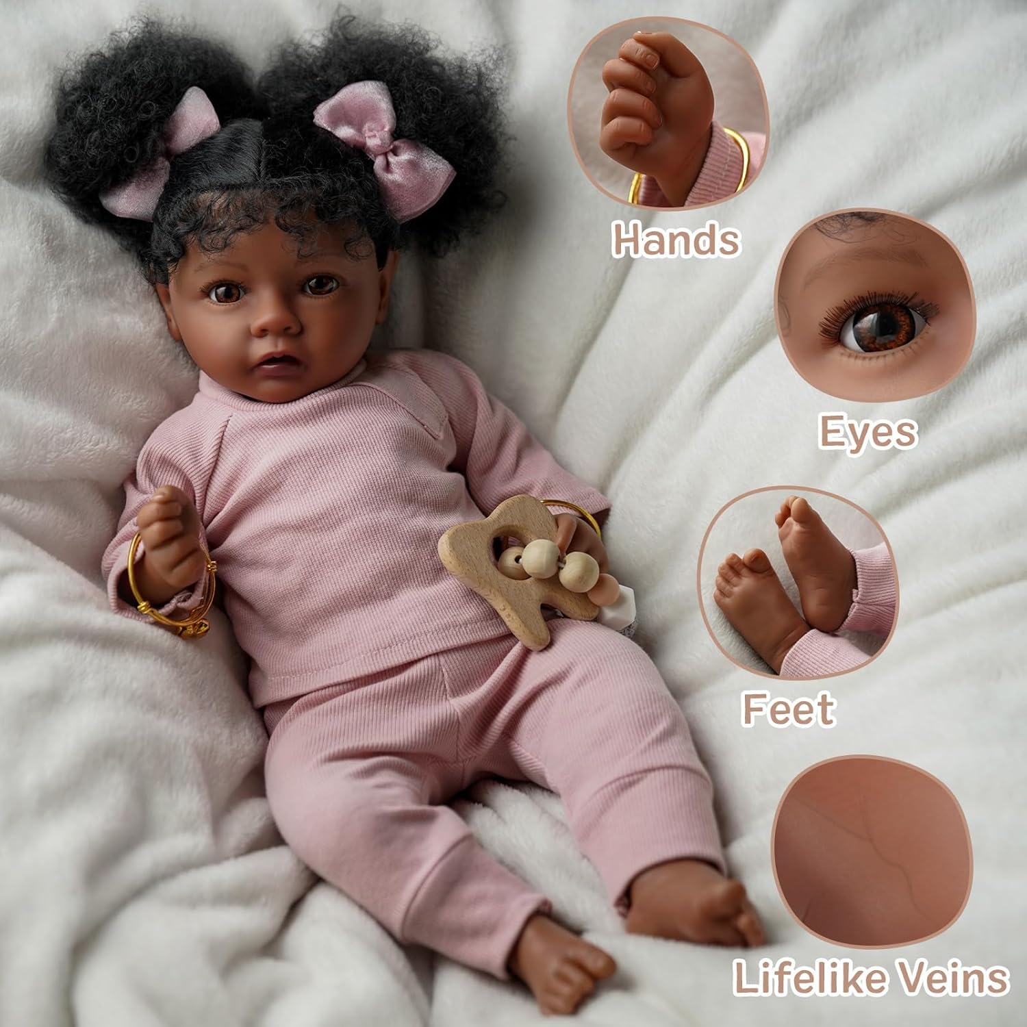20 Inch Soft Body Realistic Newborn Baby Doll with Clothes L862784