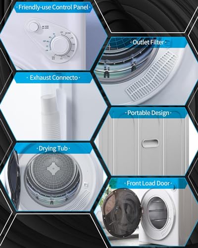 Portable Washer and Dryer Combo Set T3246