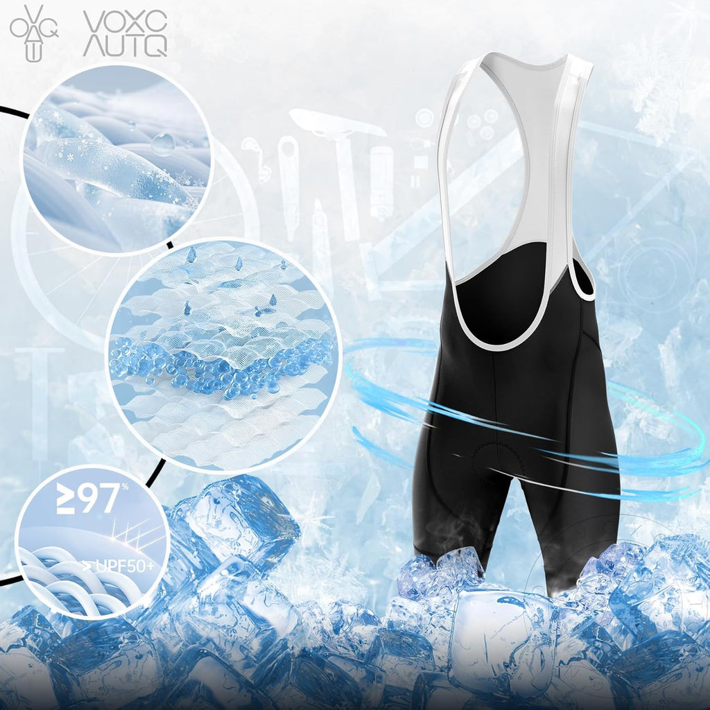 Men's Pro Cycling Jersey Set with Bib Shorts X8477