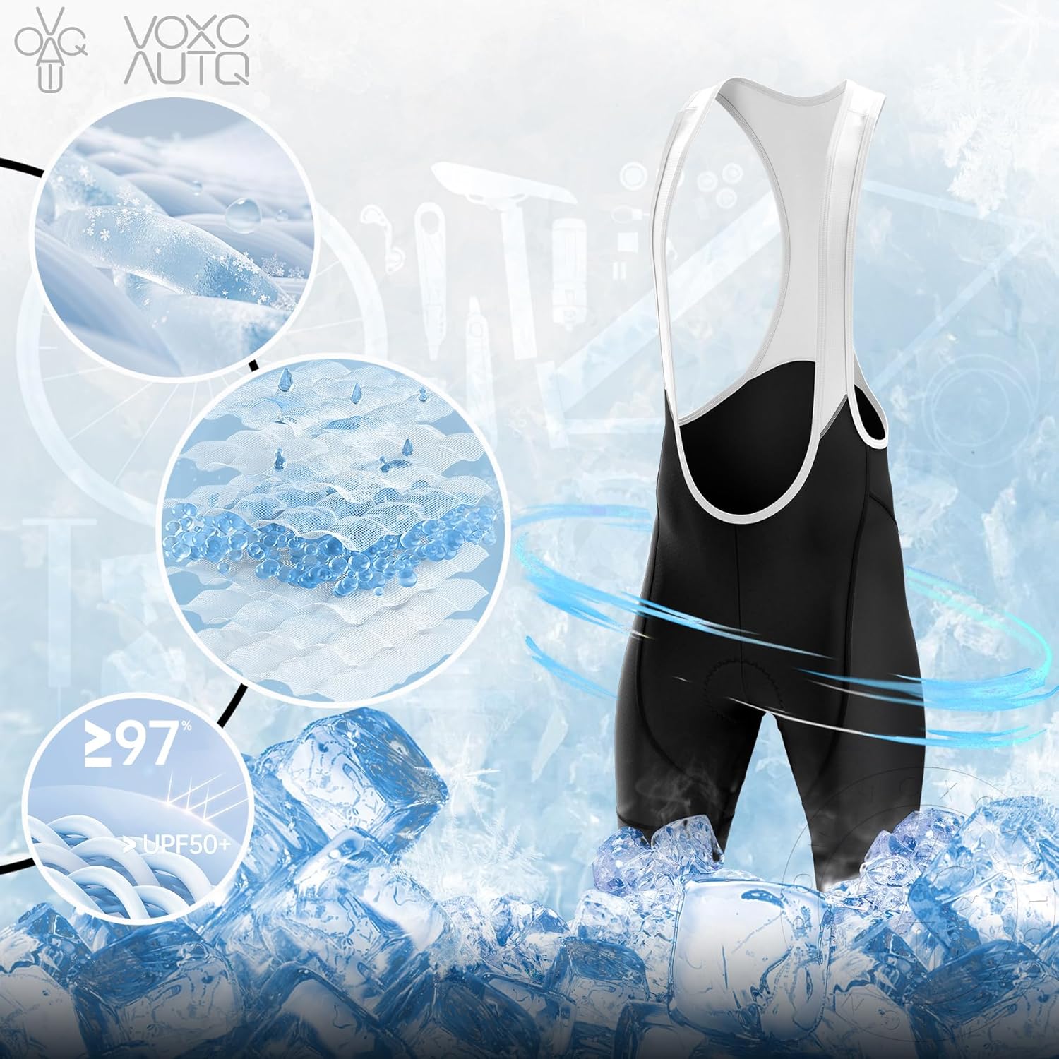 Men's Pro Cycling Jersey Set with Bib Shorts X8477