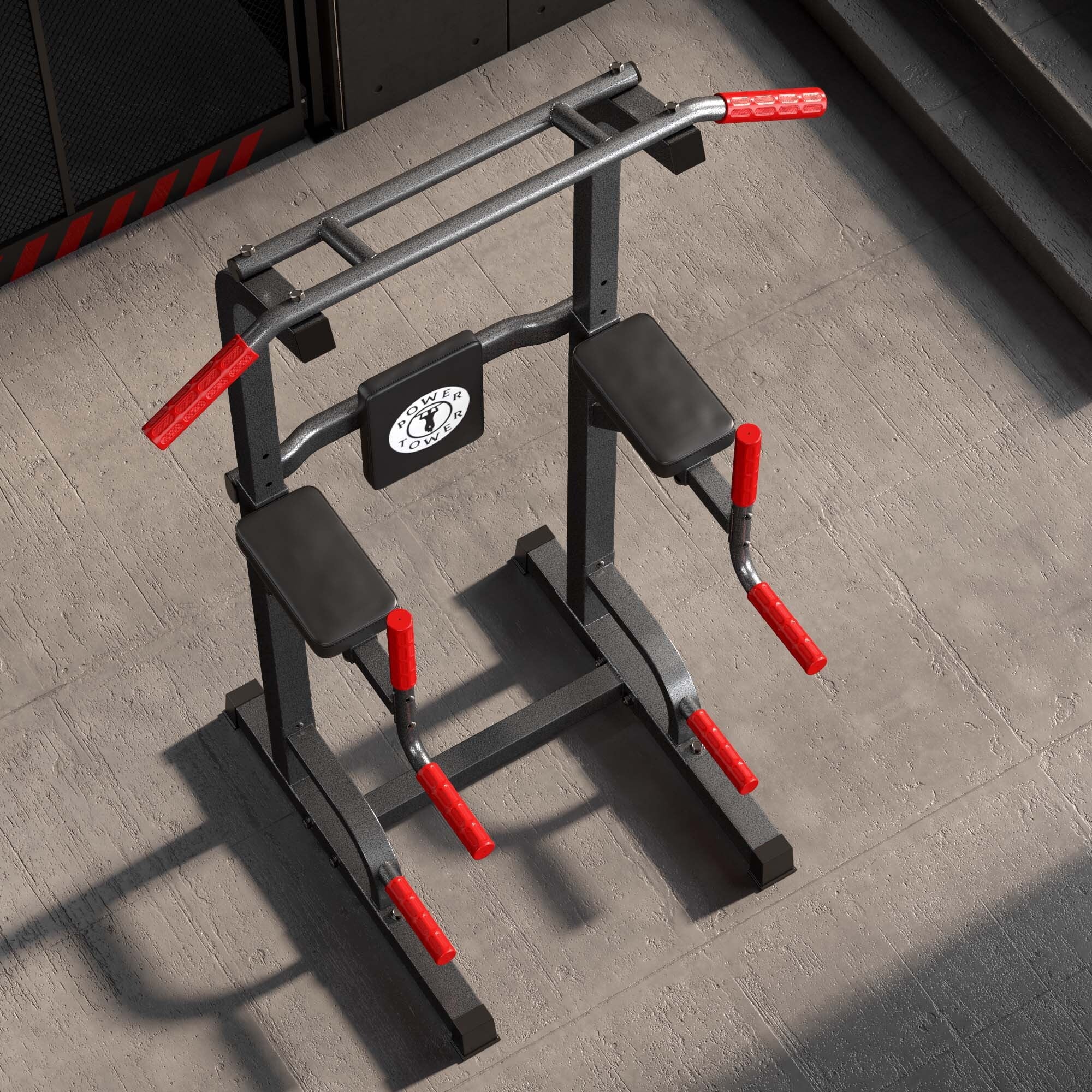 Adjustable Height Pull Up Bar Dip Station X299
