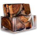 Wooden Coasters Set, Cedar Wood Coaster (4) M1854