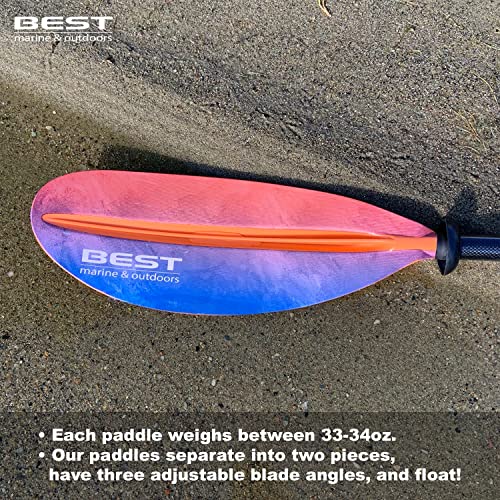 Carbon Fiber Shaft Fiberglass Reinforced Polypropylene Blades Kayak Paddle Q9908